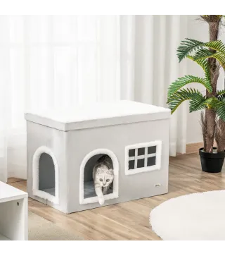 Casa Plegable para Gatos