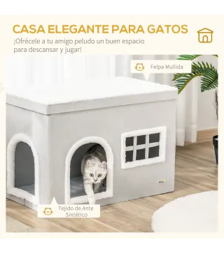 Casa Plegable para Gatos