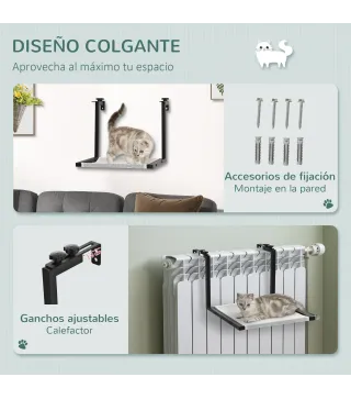 Hamaca Gatos para Radiador