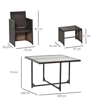 Conjunto de Muebles de Jardín