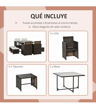 Conjunto de Muebles de Jardín