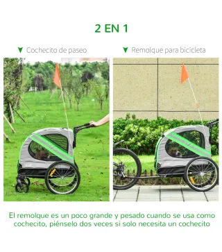 Remolque de Bicicleta Perros