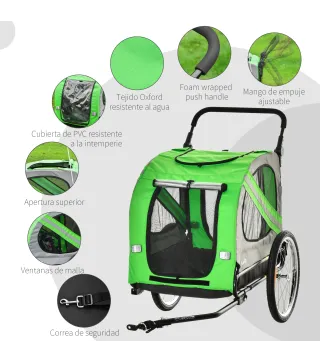 Remolque de Bicicleta Perros