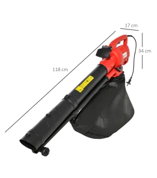 Aspirador Soplador de Hojas