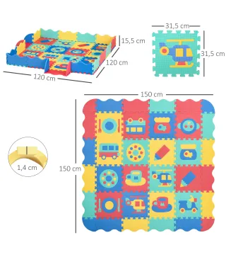 Alfombra Puzzle para Niños