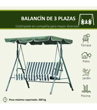 Columpio Balancín de Jardín