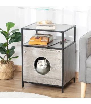 Casa para Gatos de Madera