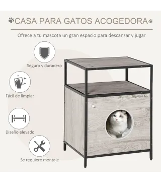 Casa para Gatos de Madera