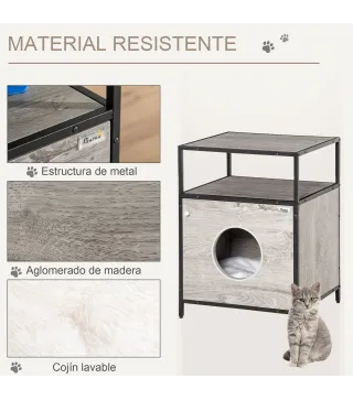 Casa para Gatos de Madera