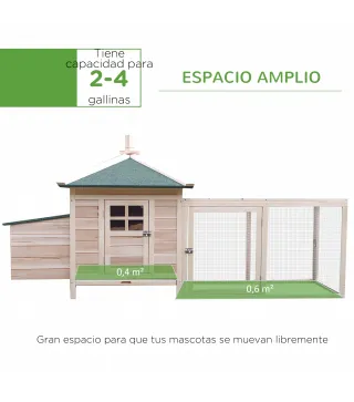 Gallinero de Madera