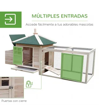 Gallinero de Madera