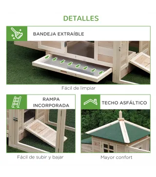 Gallinero de Madera