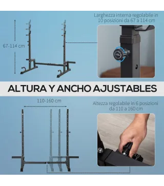 Soporte para Barras de Pesas