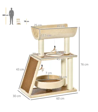 Árbol Rascador para Gatos