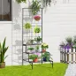 Soporte Plantas con Enrejado de Metal