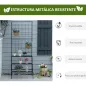 Soporte Plantas con Enrejado de Metal