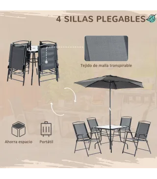 Conjunto de Muebles para Jardín