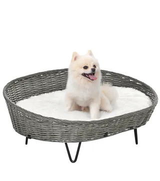 Cama para Perros de Mimbre