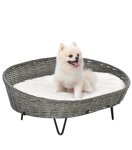 Cama para Perros de Mimbre