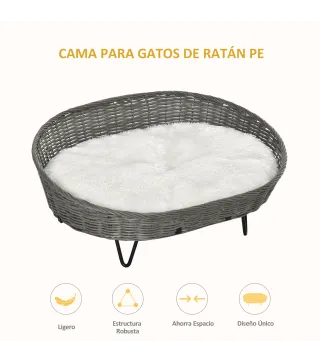 Cama para Perros de Mimbre