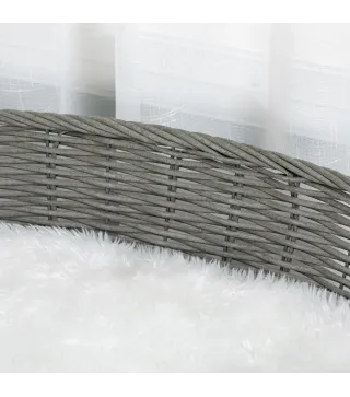 Cama para Perros de Mimbre