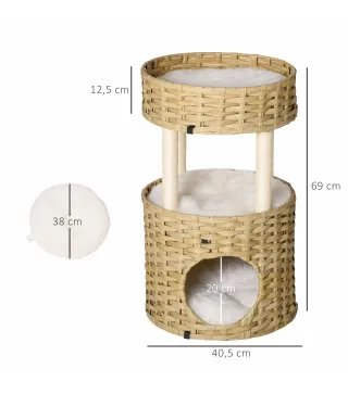 Árbol para Gatos de Ratán