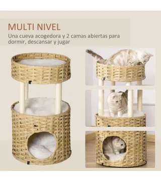 Árbol para Gatos de Ratán
