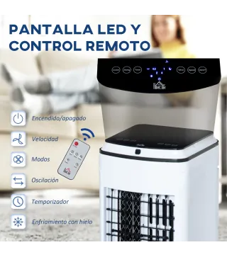 Enfriador de Aire con Ruedas