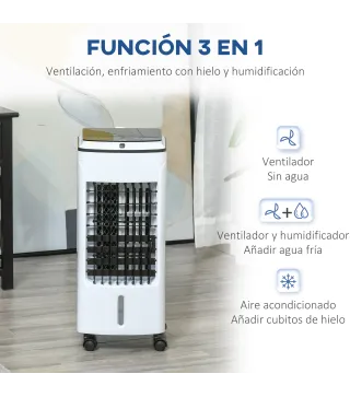 Enfriador de Aire con Ruedas