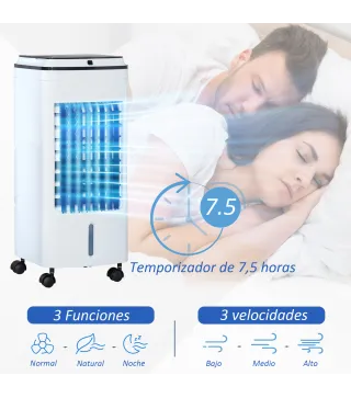 Enfriador de Aire con Ruedas