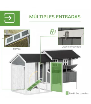 Gallinero de Madera Exterior