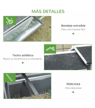 Gallinero de Madera Exterior