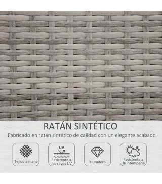 Conjunto de Muebles de Ratán