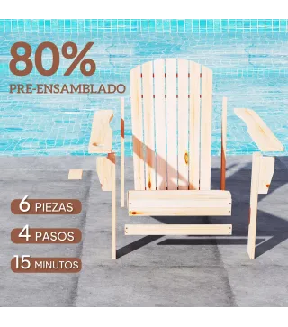 Adirondack Silla para Jardín