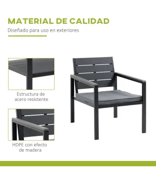 Conjunto de Jardín de 4 Piezas