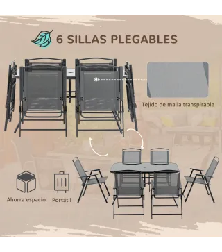 Conjunto de Muebles para Jardín