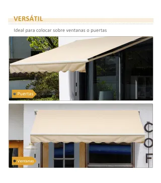 Toldo Manual Retráctil