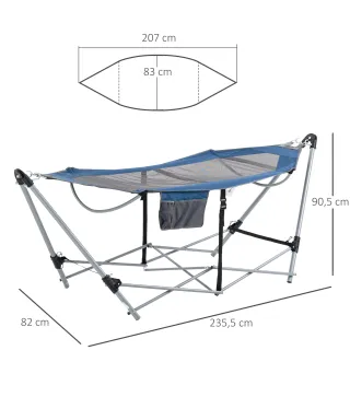 Hamaca con Soporte Plegable
