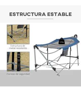 Hamaca con Soporte Plegable