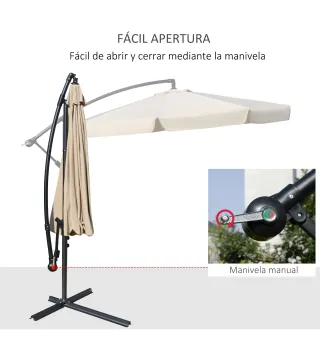 Sombrilla Excéntrica