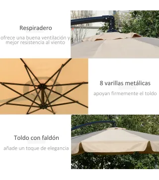 Sombrilla Excéntrica