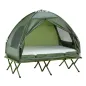 Cama Doble de Camping con Tienda