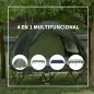 Cama Doble de Camping con Tienda