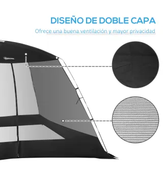Carpa con Mosquiteras