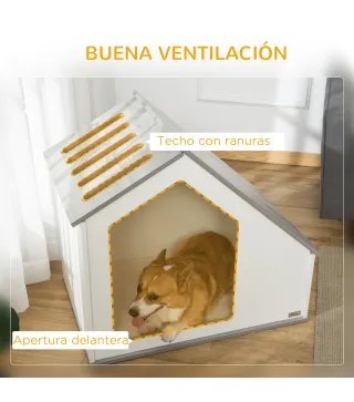 Casa de Madera para Perros