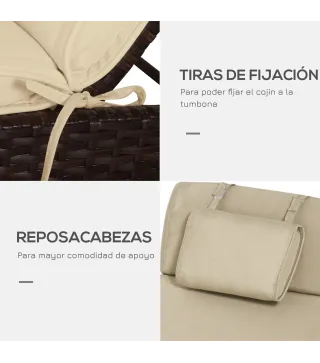 Cojín para Tumbona de Exterior