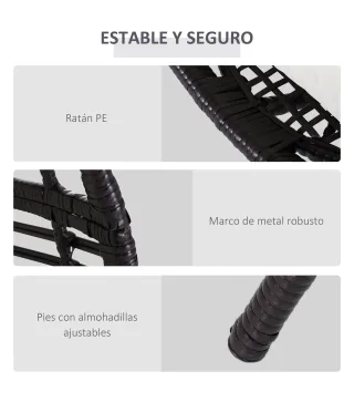 Sillón de Exterior de Ratán