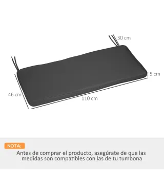Cojín para Banco de Exterior
