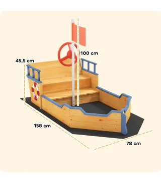 Arenero Infantil de Madera