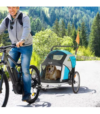 Remolque de Bicicleta para Perros